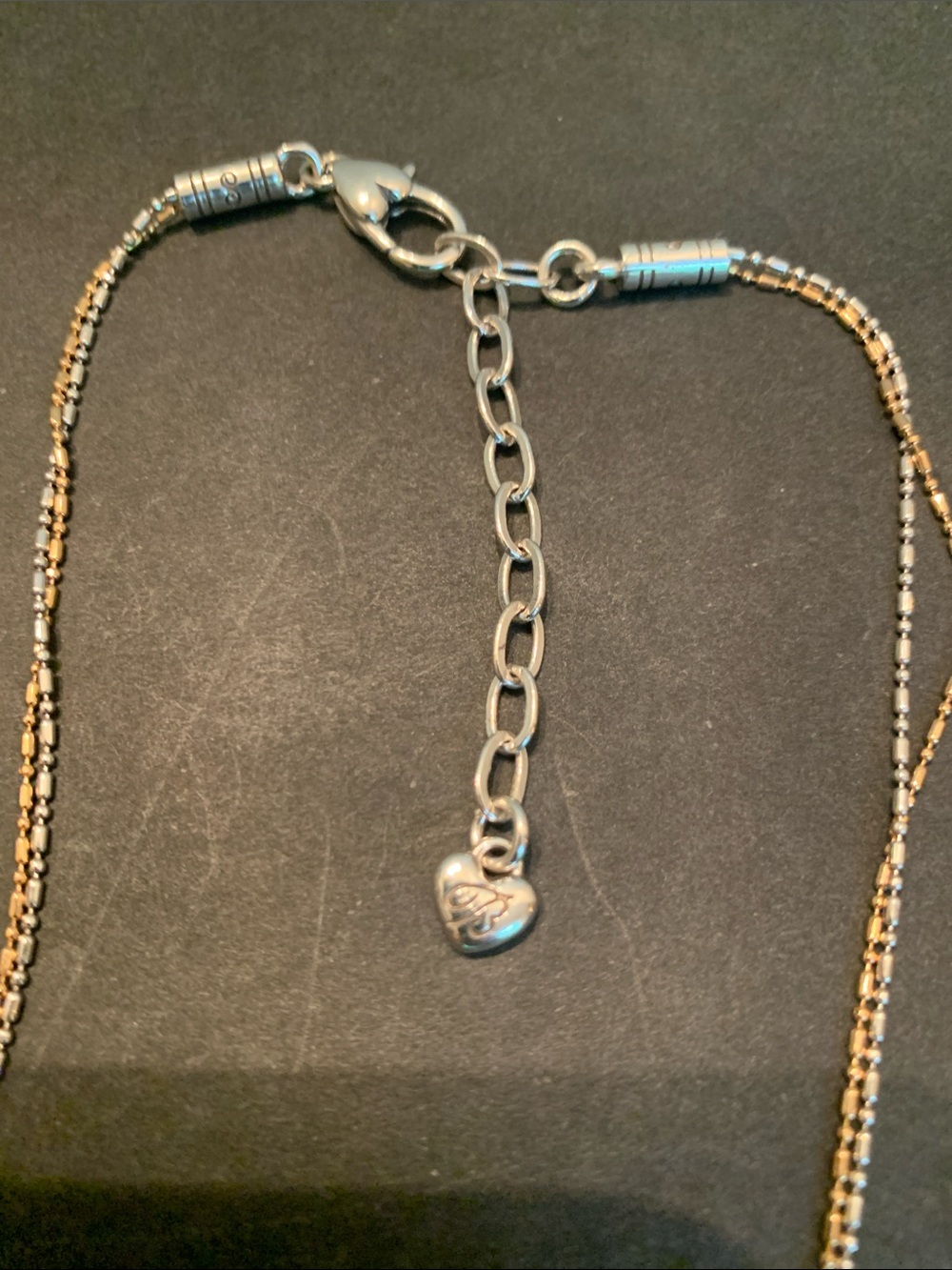 Brighton Yalta Mixed metal crystal accent necklace / earring set .. BEAUTIFUL.. - Picture 5 of 7